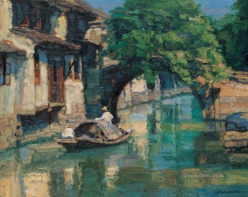 チェン・イーフェイ Painting - 春から中国南部へ 中国のチェン・イーフェイ